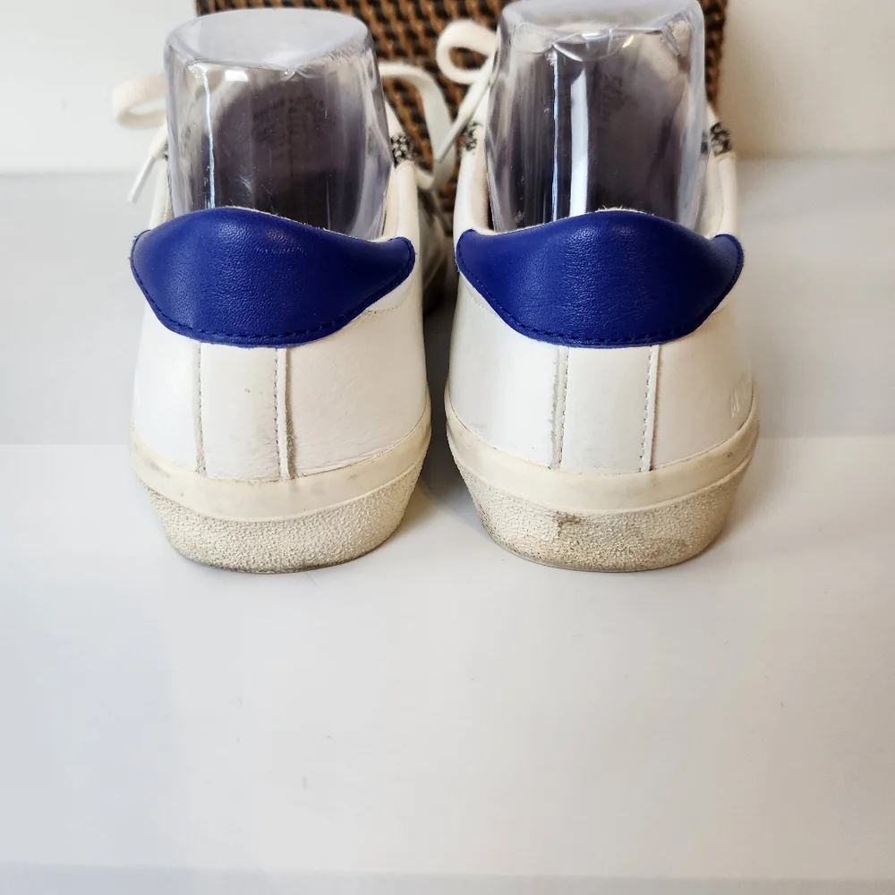Madewell Sidewalk Low-Top Leather and Calf Hair Wave Edition Sneakers
